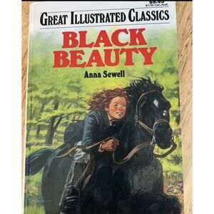 VINTAGE 1989 Playmore "Black Beauty" Great Ill. Classics for children - VG
